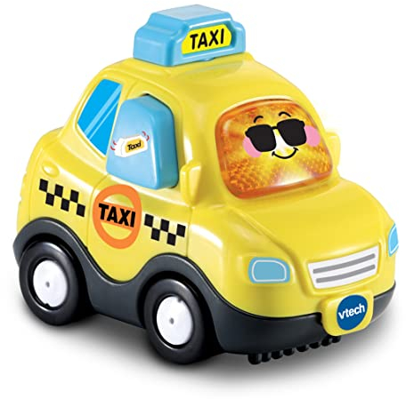 VTech TUT TUT Baby Flitzer - Taxi – Spielzeugauto mit Leucht- und Aktionstasten, Musik, spannenden Sätzen und Geräuschen – Für Kinder von 1-5 Jahren