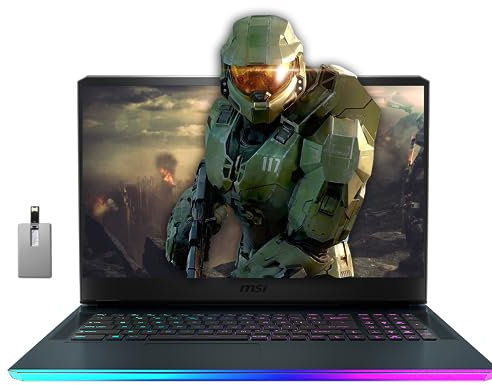 MSI 2022 GE76 Raider Gaming 17.3 Thin Bezel IPS FHD 144Hz Laptop, 12th Core i7-12700H, 64GB RAM, 4TB PCIe SSD, Backlit Keyboard, GeForce RTX 3060 6GB, FHD Webcam, Win11 Pro, Grey, 32GB USB Card