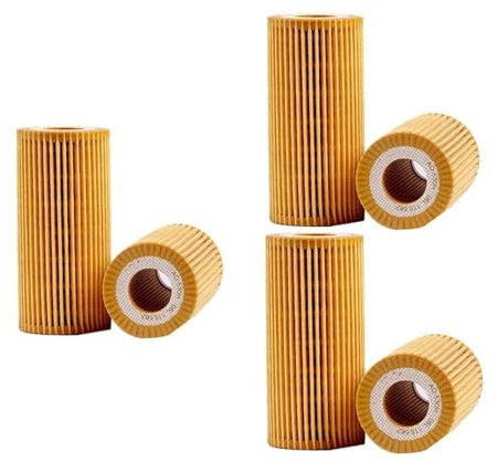 MOTOHIRO 6 Stück Ölfilter for Volkswagen Cc Safari Tiguan Golf 7 Gti 8 Fion Beetle Range Range Autoteile 06L115466 Fahrzeugölfilter (Size : 6 pcs)