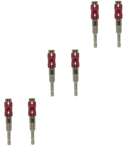 OSALADI 6pezzi Portainserti Magnetici Flessibili Per Trapano Estensione Rotativa Con Supporto Pivotante Per Punte Adatto Per Cacciaviti e Trapani Elettrici Prolunga Angolare Per Spazi