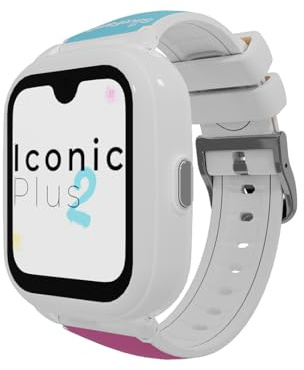 SaveFamily Iconic Plus 2 | Reloj Inteligente Niño/a con Localizador GPS | SIM Incluida, Con Llamada, Vídeo, IA, Botón SOS, Whatsapp, Spotify y Medidor de Temperatura, Modelo Pop