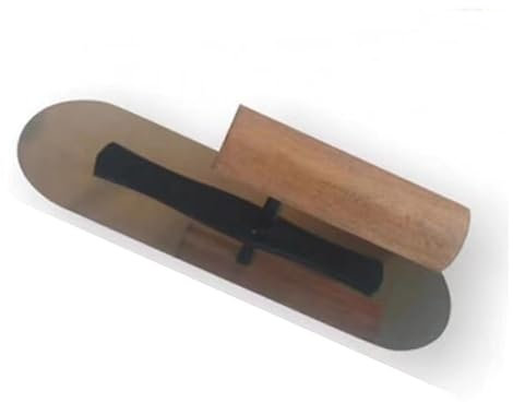 Paleta de cemento, espátula de enlucido, hoja for desnatar yeso, paleta de yesero, paletas de enlucido de acero inoxidable trapezoidal, herramientas de raspado de hormigón for construcción, paleta de