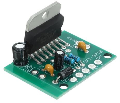 JECOMPRIS 1 Set Kit scheda amplificatore scheda di circuito scheda amplificatore stereo asse circuito di potenza scheda amplificatore di potenza kit pratici di saldatura plastica Green