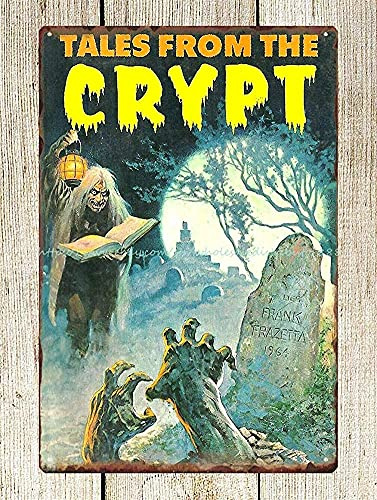 New Tales From The Crypt Horror Tv Poster For Wall Decor Funny Vintage Metal Sign Poster 8X12 Inches