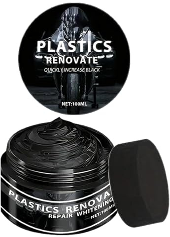 Ripristinatore Plastiche Auto | Trattamento Cruscotto | Cera Ripara Gomma 100ML Protezione UV Asciugatura Rapida Antisbiadimento per Auto Furgone Moto