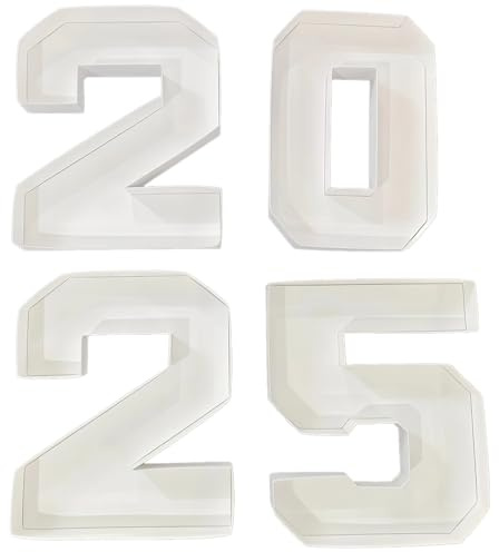 yeeplant Lot de 4 planches à charcuterie 2025 en papier blanc pour remise de diplôme et fêtes d'anniversaire, 25,4 x 21,6 cm chacune