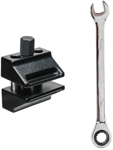 Casoter Car Suspension Split Hub Steering Knuckle Spreader Tool with Wrench Shock Absorber Tool Strut Spreader for Auto Repair