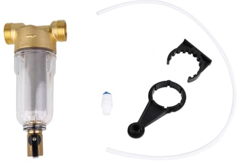 DECOMELODY Filtre à Eau Cuivre Réutilisable Points Préfiltre Sédiments pour Robinet Maison Nettoyage Facile et Protection Tuyauterie
