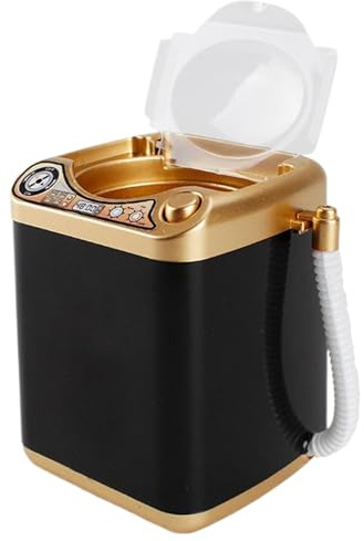 Makeup Sponge Cleaner Machine 4 x 3 x 3 Automatic Mini Beauty Blender Battery Operated Beauty Blender Cleaner Cute Make Up for Makeup Sponge, Powder Puffs, No Battery Mini
