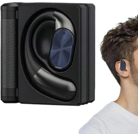 Auricolari Wireless A Sormonto - Cuffiette Impermeabili,Con Cancellazione Rumore Senza Fili Impermeabili,Per Casa Esterno Studio Gioco Corsa Sport Allenamento Palestra Lavoro Chiamate Telefoniche