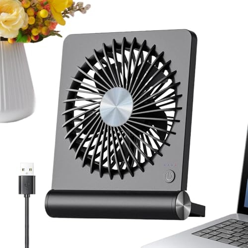 Ventilatore da scrivania | USB ricaricabile a 3 velocità Potente,Ventilatore da viaggio portatile | per interni, casa, lavoro, camera da , dormitorio, tavolo, viaggio, sonno
