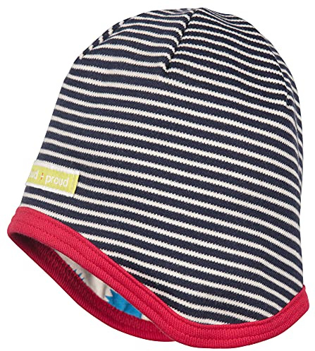 loud + proud Unisex Baby Wendemütze aus Bio Baumwolle, GOTS Zertifiziert Mütze