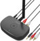 Besign BE-RCA Lunga Portata Ricevitore Bluetooth, Adattatore Audio Senza Fili, Ricevitore Bluetooth 5.0 per Altoparlanti Cablati o l'impianto Stereo di Casa