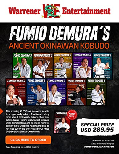 Fumio Demura Ancient Okinawan Kobudo Special Box Set ( 10 DVDs + Free DVD )
