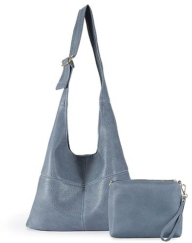 Montana West Hobo Bags for Women Ultra Soft Foldable Shoulder Bag Purse with Coin Purse,MWC2-122JN