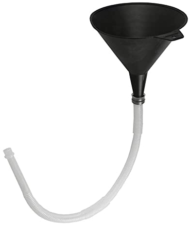 OC-PRO Entonnoir de Remplissage Universel Noir 2 Pièces avec Tube Flexible Détachable, Funnel, Plastique, 1,89 L, 530 mm, 180 mm