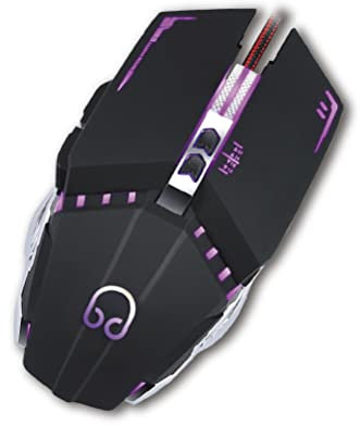 Ratón Gaming Biwond R2 Pro Rainbow Edition (7 Botones, 3 Modos dpi,Wireless, LED RGB)