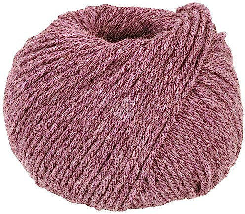 LANA GROSSA New Classic | Klassisch verzwirntes Garn mit Bambusfasern und Yak | Handstrickgarn aus 48% Schurwolle, 36% Viskose, 8% Yak & 8% Nylon | 50g Wolle zum Stricken & Häkeln | 100m Garn FB 1