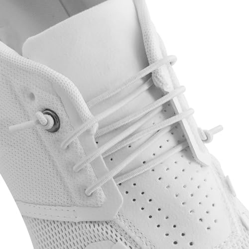UamGlsob Elastic No Tie Shoelaces for On Cloud Trainers | 2.5mm Thin Round Rubber Stretch Strings, Stretchy Replacement Laces for Kids & Adults Sneakers