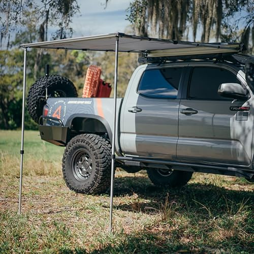 JCSRYD Auvent Rétractable Coulissant pour Toit de Fourgon Aménagé, Latéral pour Véhicule SUV/Camion/Van (Color : Negro, Size : 160x250cm/5.2x8.2ft)