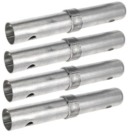 HOMSFOU Connecteurs D'échafaudage Accessoires Mobiles Goupilles de Verrouillage Détachables 4pcs en Acier Argenté pour Environnements de Construction
