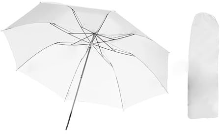 XANHOY 94 cm faltbarer Diffusor-Regenschirm, verbessert Fotografie, Beleuchtung, Schnee, reflektierender Regenschirm für AD180-Licht