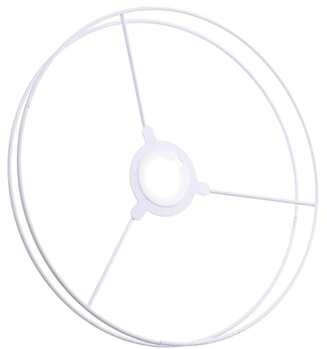 Cabilock Metal Lampenschirm Rahmen 40CM Durchmesser Unterstützung Für Lampenschirme Runder Lampenschirm Ring Gestell Für Tischlampen Und Stehlampen Lampenzubehör