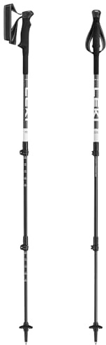 LEKI Legacy Lite Pro Wanderstöcke Damen & Herren | verstellbare Trekkingstöcke aus Aluminium (100-135cm) mit Trekkingteller | komfortabler Schaum-Griff + Griffverlängerung