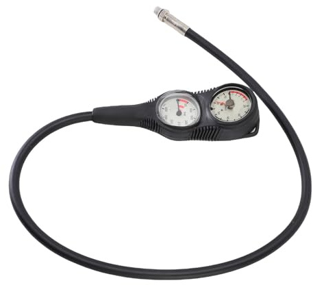 CHICIRIS Diving Pressure and Depth Meter, Pressure and Depth Tester TPR Material, Portable Console for Diving