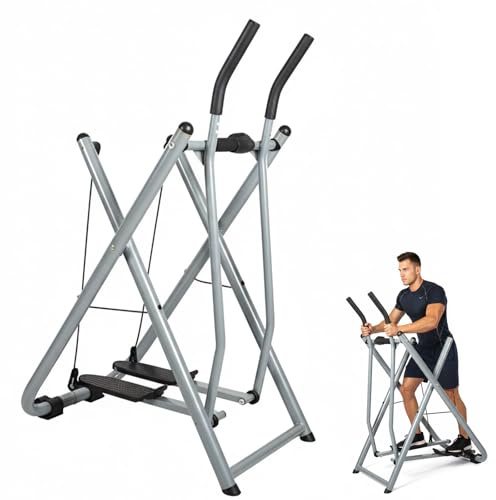 LADECNERHT Ellittica Air Walker, Attrezzo Ellittico Compatto per Allenamento Completo del Corpo, Cross-Training Domestico per Braccia/Gambe, per Casa, Palestra E Ufficio