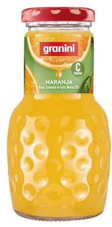 Orange Juice Nectar, Glass Bottle, 200ml, Vitamin C, No Artificial Flavours, Liquid Form, pack 24