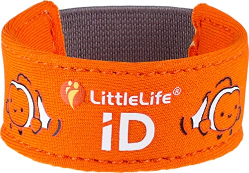 LittleLife Sicherheitsarmband, Kinder iD-Armband mit iD-Karten für Notfallkontakt oder medizinische Informationen