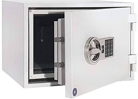 FELGNER Tresor FS 60-30 EL - Möbeltresor Dokumententresor Safe | 60 Minuten Feuerschutz | Einbruchsschutz Widerstandsgrad S2 | elektronisches Schloss | 296 x 430 x 365 cm - 31 Kg