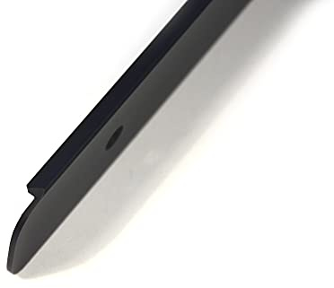Endleiste Winkelleiste Seiteleiste Arbeitsplatte Küche Schwarz 28mm Aluminium (Rechts 28mm MIT SCHRAUBENLÖCHER)