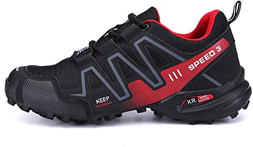 WYUKN Chaussures de Vélo de Route Homme Femme Chaussures de Vélo Antidérapantes Cyclisme Chaussure VTT Cyclisme Hommes Sports de Plein air autobloquant vélo,Black1-42EU