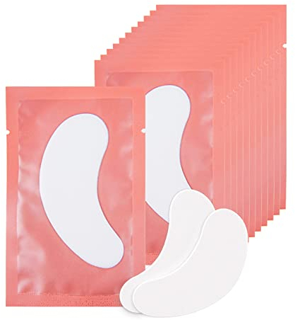 100 Paare Augenpads Wimpernpads für Wimpernverlängerung Wimpernlifting Wimpern Färben Wimpern Augen Patches Wimpernverlängerung Pad (Pink)