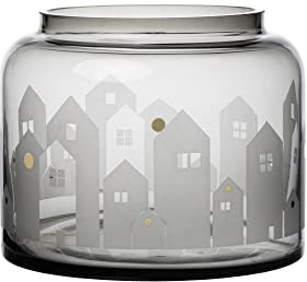 Räder Glasvase Häuser