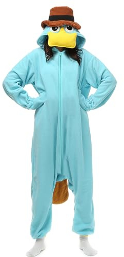 shelovely Pijama Unisexo Onesie Kigurumi Cosplay Ropa de Animal Pijamas Tipo Mono para Mujer Uomo