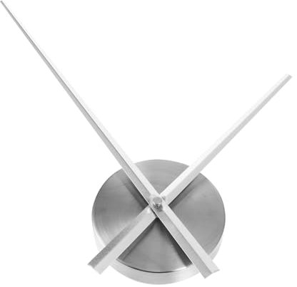 ABOOFAN 1pezzi Kit Movimento Orologio Da Parete Diy Con Base Lancette Silenziose Argento Per Decorazioni Moderne Soggiorno e Ufficio Facile Installazione e Compatibilità