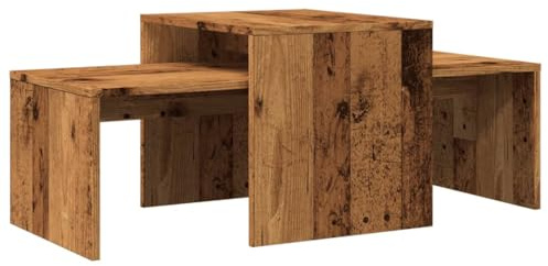 vidaXL Couchtisch Altholz-Optik 100x48x40 cm Holzwerkstoff