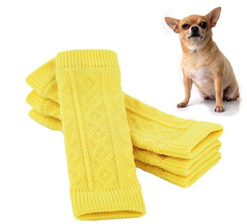 Ellenbogenschoner für Hunde, gestrickte Beinschützer für Hundepfoten – Ellenbogenschutz für Haustiere, Beinstütze, Ellenbogenschutz P