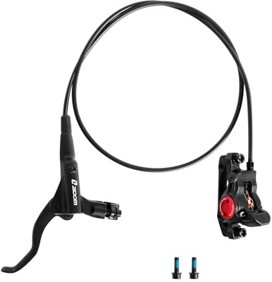 Z00M HB875 MTB Hydraulic Disc Brakes Set Mountain Bike Left Front 800mm Hydraulic Brake Aluminum Alloy Bicycle Disc Brake for E-Bike Fat Bike Road Bike 2 Piston