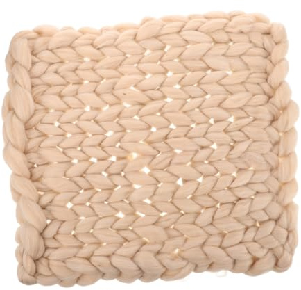 POPETPOP Coperta in Maglia Grossa Per Divano Letto o Sedia Grande Coperta Di Lana Spessa