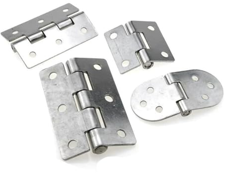 304 Stainless Steel Surface-Mount Hinges Holes Door Connector Hardware Accessories 1Pcs(1)