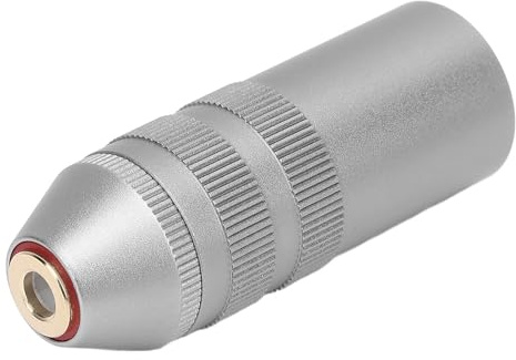 BONKZEBU XLR Till 4,4 Mm Adapter, 4-stifts XLR Hane Till, Mm Balanserad Honadapter för Mikrofon, Mixer, Aktiva Högtalare, Studio, Metallanvändning