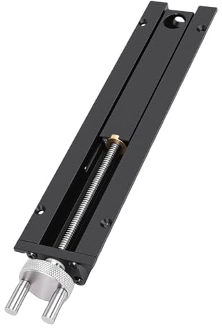 Jiawu Workbench Tail Vise, Woodworking Press Vise, 0-110mm Applicable Range for Carpenter, DIY Projects, Mechanical, Metal Bench Clamp Set for 20mm Workbench Dog Holes