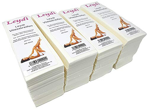 NEU: SPARANGEBOT 1000 Leydi Vliesstreifen - für die Haarentfernung mit Warmwachs und Zuckerpaste