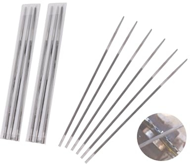 OUKENS Chainsaw File, 5/32 Chain Saw File Set, Professional Circular Chainsaw Chain Sharpening File Woodworking Accessories
