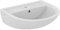 Ideal Standard - Eurovit, Lavabo a parete da 55cm, Con foro centrale per la rubinetteria, Con foro troppopieno, Bianco