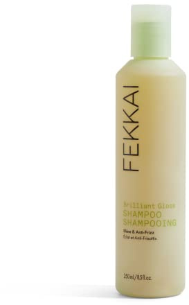 FEKKAI Brilliant Gloss SHAMPOO Moisturizing Hi-Shine - Nährstoffreiches, Glanz verstärkendes, sulfatfreies Shampoo - Belebt und nährt das Haar - für trockenes Haar - 250 ml Flasche